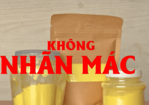 bột nghệ không nhãn mác 