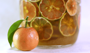 chành đào ngâm mật ong