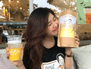 uống tinh bột nghệ