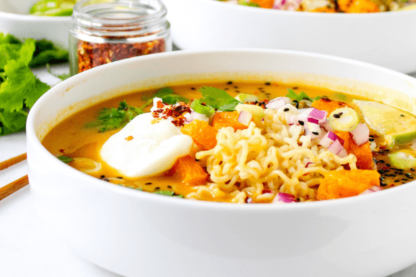 phở thái tôm bí đỏ