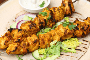 thử làm gà nướng xiên tại nhà