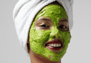 đắp mặt nạ bơ