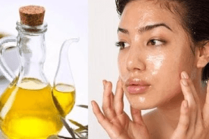 đắp mặt nạ dầu oliu