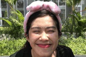 đắp mặt nạ vitamin e