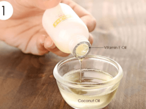 dầu dừa vitamin e