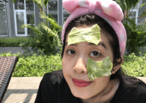 mặt nạ mồng tơi