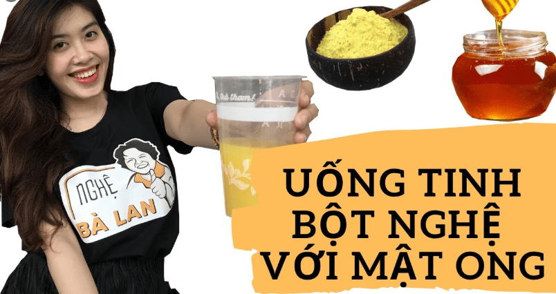 cách uống tinh nghệ mật ong