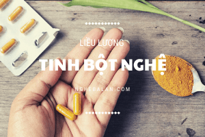 liều lượng sử dụng tinh bột nghệ