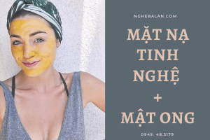 mặt nạ tinh bột nghệ mật ong