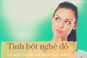 tinh bột nghệ đỏ có màu gì giá như thế nào