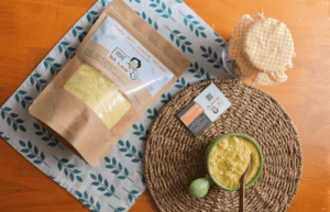 tinh bột nghệ mật ong