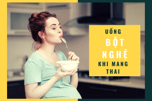 uống bột nghệ khi mang thai