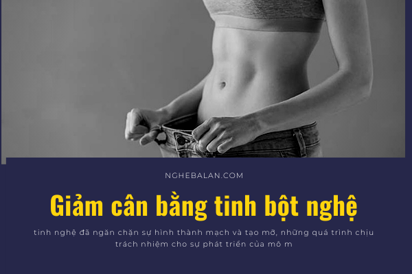 giảm cân bằng bột nghệ
