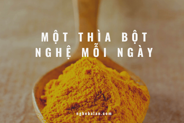 một thìa bột nghệ