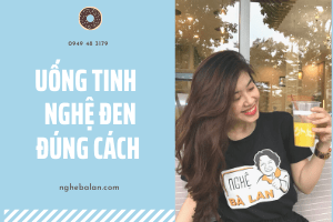 uống nghệ đúng cách