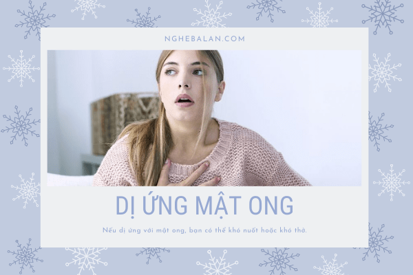 dị ứng mật ong