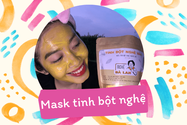 mask tinh bột nghệ