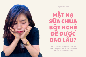 mặt nạ sữa chua bột nghệ để được bao lâu