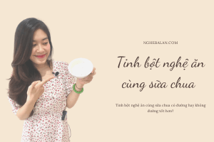 tinh bột nghệ ăn cùng sữa chua