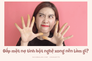 đắp mặt nạ tinh bột nghệ nên làm gì