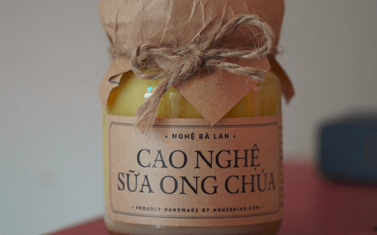 cao tinh nghệ sữa ong chúa handmade